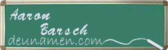 Aaron Barsch Visitenkarte